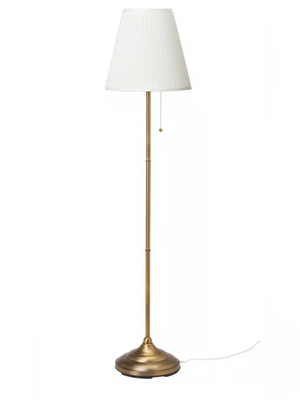 NWT ÅRSTID Floor lamp, brass/white